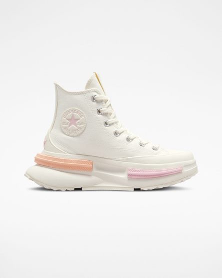 Sapatos Plataforma Converse Run Star Legacy CX Color Candy Cano Alto Feminino Bege Coral | PT B015387